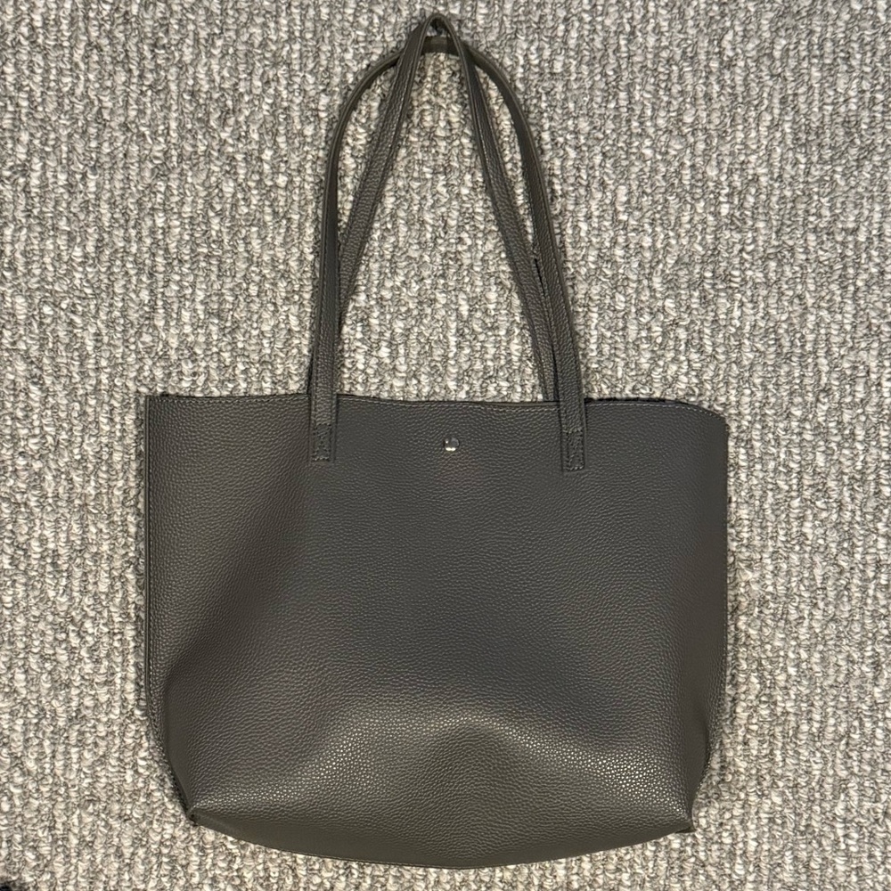 Gray Tote Bag